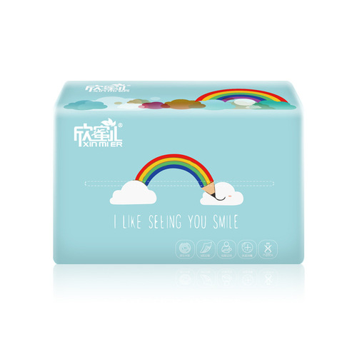 Xinmier lifting paper household paper towels facial tissue napkins household boxed toilet paper 30 packs wholesale