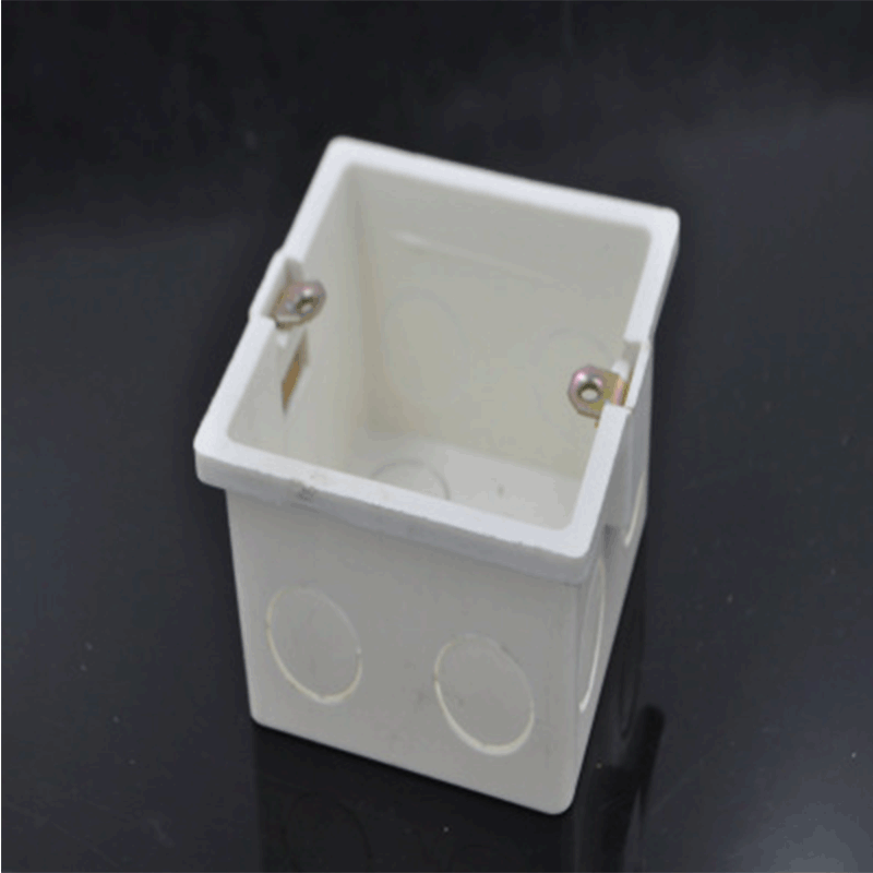 厂家直销 四通三爱牌 86型5公分深暗盒 塑料接线盒PVC线盒