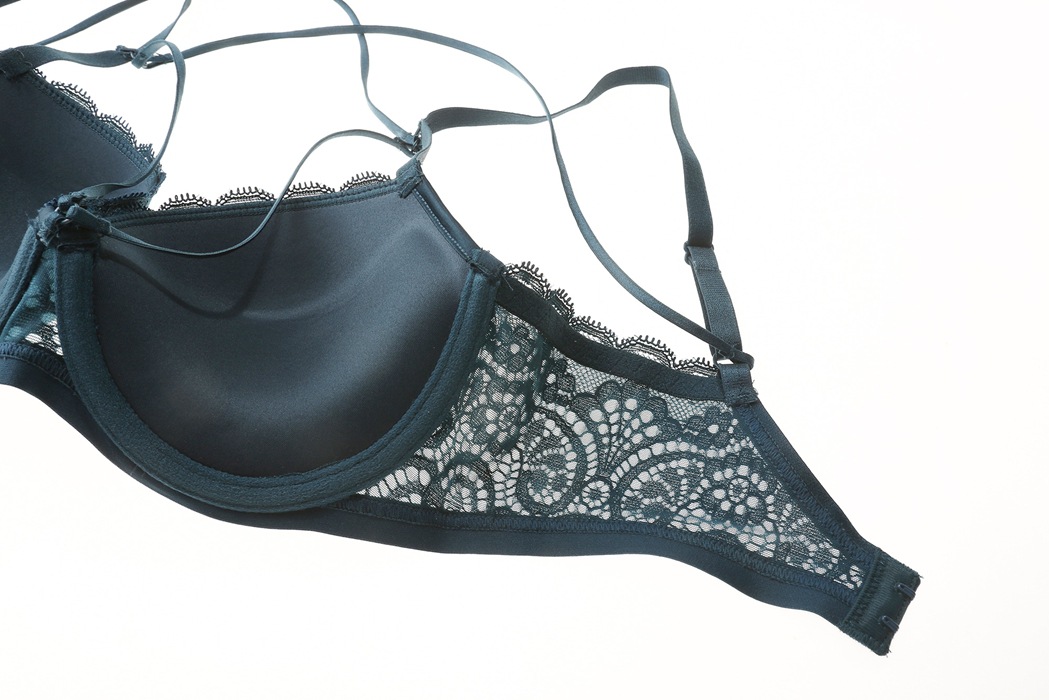 Pas de retour, pas de changement, ensemble de soutien-gorge froncé fin et épais, soutien-gorge en dentelle, sous-vêtements pour femmes_voghion.com