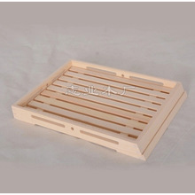 厨房木制品面包切板 长方形镂空橡胶木榉木切板