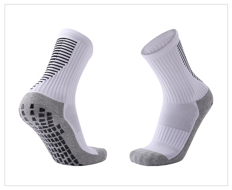 Asciugamano sportivo per adulti, traspirante, antiscivolo, resistente all'usura, assorbente per il sudore, spesso, a metà polpaccio, Mingjun Dot Glue_voghion.com