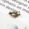 Creative fashionable brooch lapel pin for beloved, metal decorations, badge, European style