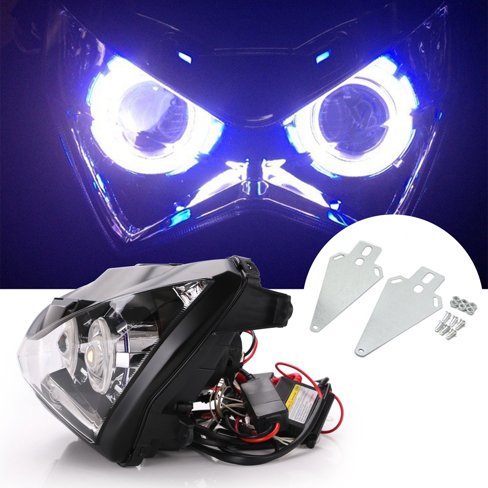 Motorcycle refit parts Devil Eye Headlight Lighting During the day Running lights apply Z800 Kawasaki z250