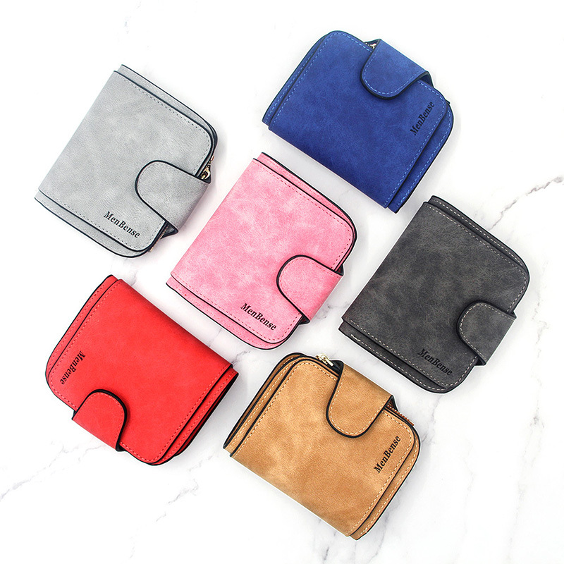 Nueva cartera de las mujeres de moda monedero estudiante pequeña cartera de las mujeres cartera corta cartera titular de la tarjeta