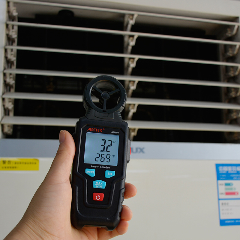 MESTEK迈斯泰克AM600风速仪手持式数字高精度便携式风力测试仪