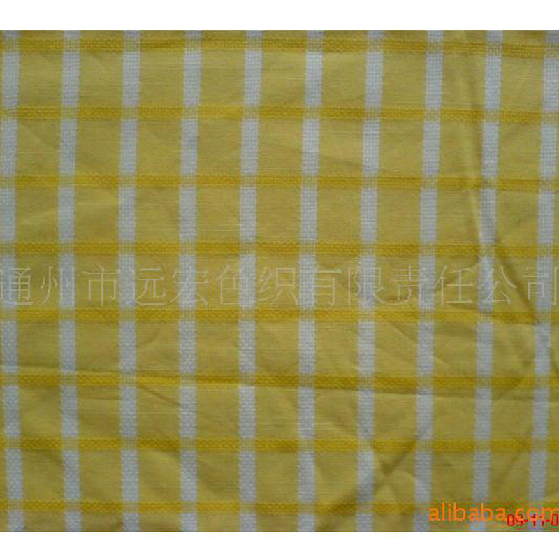 供应色织提花布  格子色织布 提花格布面料 色织衬衫面料