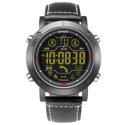 Explosive money genuine leather Watch strap motion Smart Table Pedometer Calories Bluetooth Connect Noctilucent waterproof intelligence watch