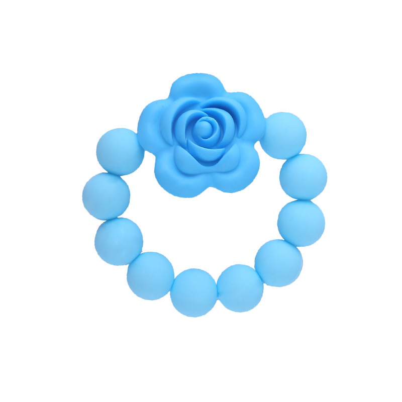 Nueva silicona mordedor bebé juguetes molares de silicona suministros maternos y infantiles mordida pegamento mordedor juguetes Comercio exterior ventas directas