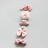 Children's hairgrip for early age, cute curlers for princess, set