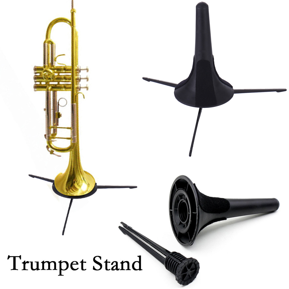 小号支架 三金属支撑脚小号管乐乐器休息架 Trumpet Stand