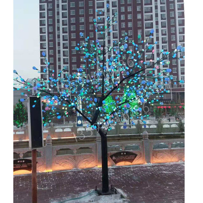 led Landscape lamp outdoors waterproof Market Stalls Simulation tree Decorative lamp resin Magic Ball simulation led Luminous tree