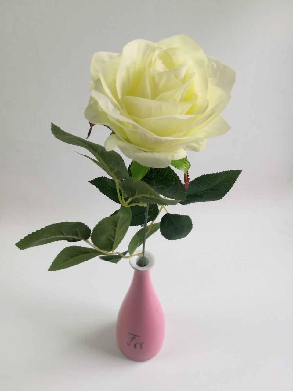 Rosa única imitación flor de seda flor flor artificial flor decoración flor fábrica directa
