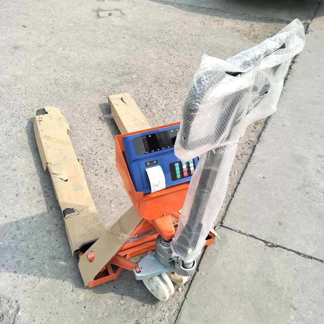 福州闽侯县3T打印液压叉车磅秤仓库搬运货物用2吨3吨电子叉车秤