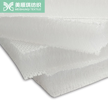 现货3D蜂窝网布 床垫 坐垫面料透气水洗工厂直销