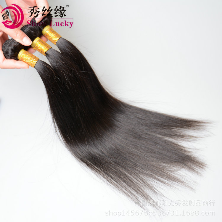 Fast selling universal hair curtain Indian real life hair wig straight wave 50g foreign trade real life hair curtain