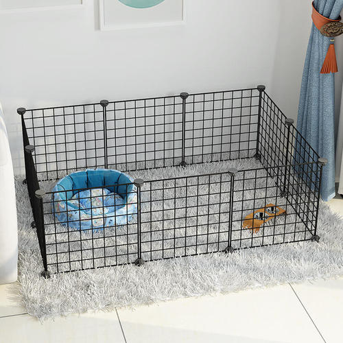 Dog fence, pet fence, small dog indoor household cat and rabbit cage, guinea pig guardrail, isolation fence, dog cage