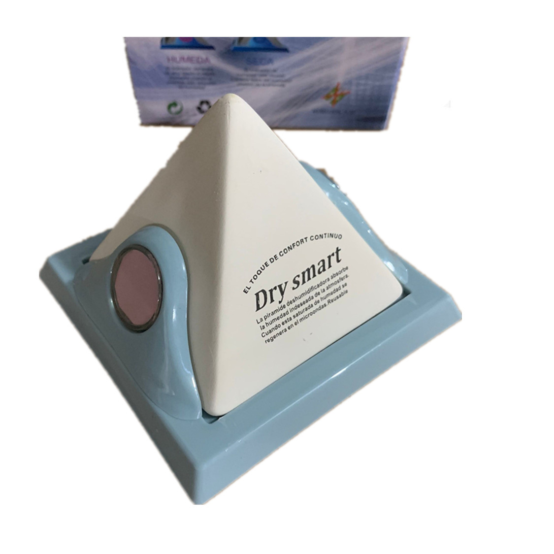 Mini pyramid dehumidifier, repeated use, health and safety, household small dehumidifier 6092