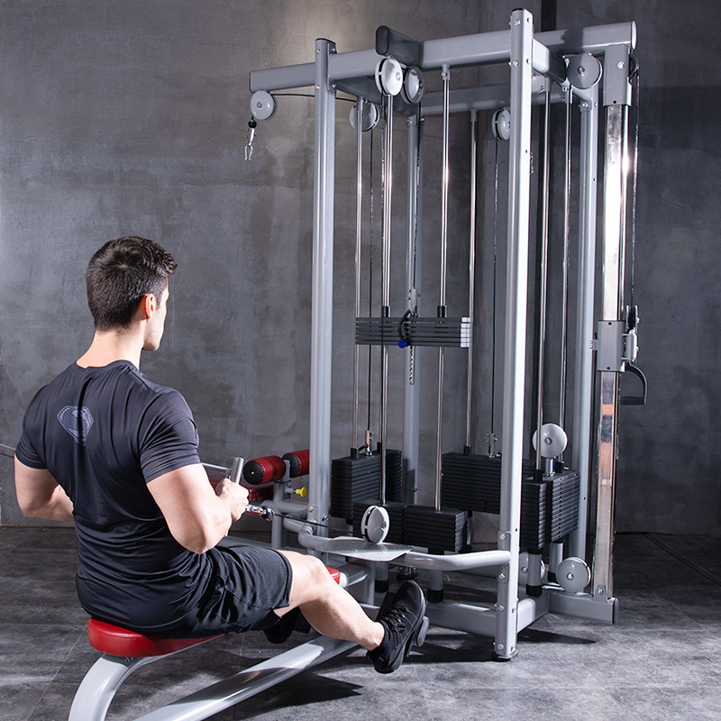 Equipo de fitness traje de entrenamiento multifuncional combinación de fuerza de cuatro personas equipo deportivo gimnasio en casa entrenador integral