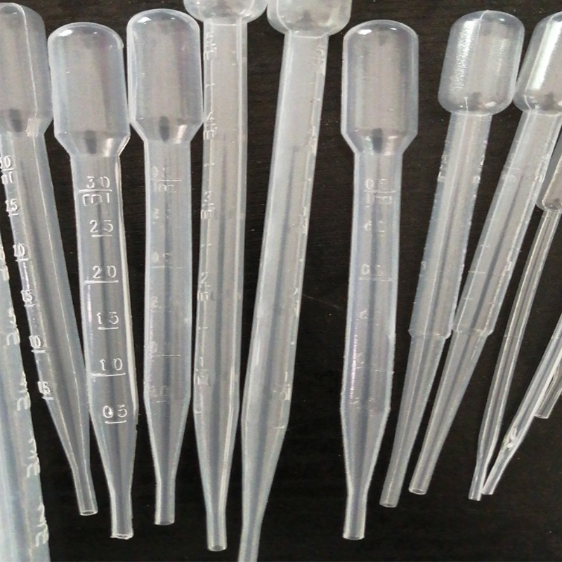Pasteurizado paja 3 ml0.2, 0,5, 1,2,3,5,10ml de plástico cuentagotas de plástico tubería de plástico paja de plástico desechable