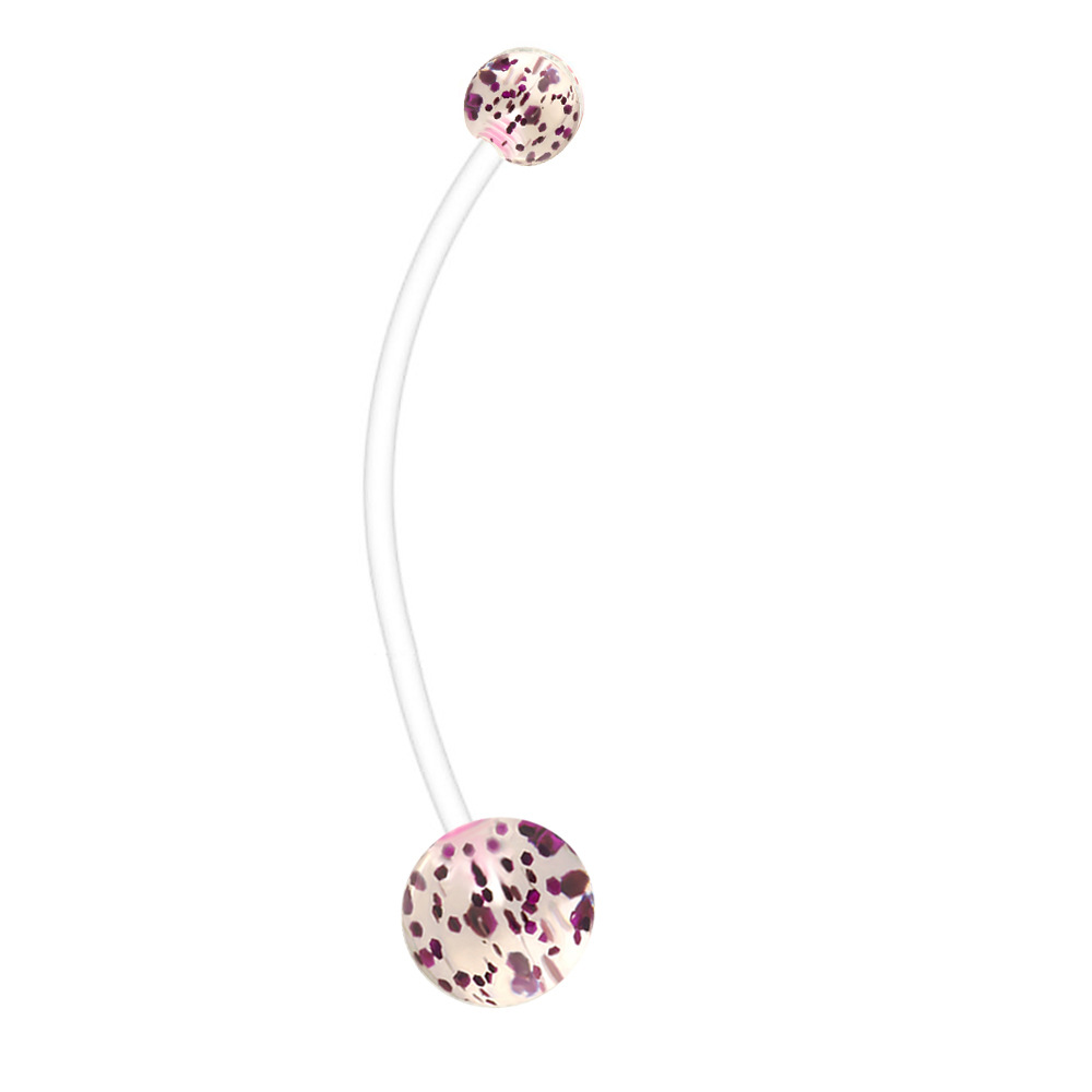38mm Long Rod Pregnancy Belly Button Ring - Stainless Steel Geometric Shape - Non-Allergic, Best Selling on Amazon & eBay detail image 9