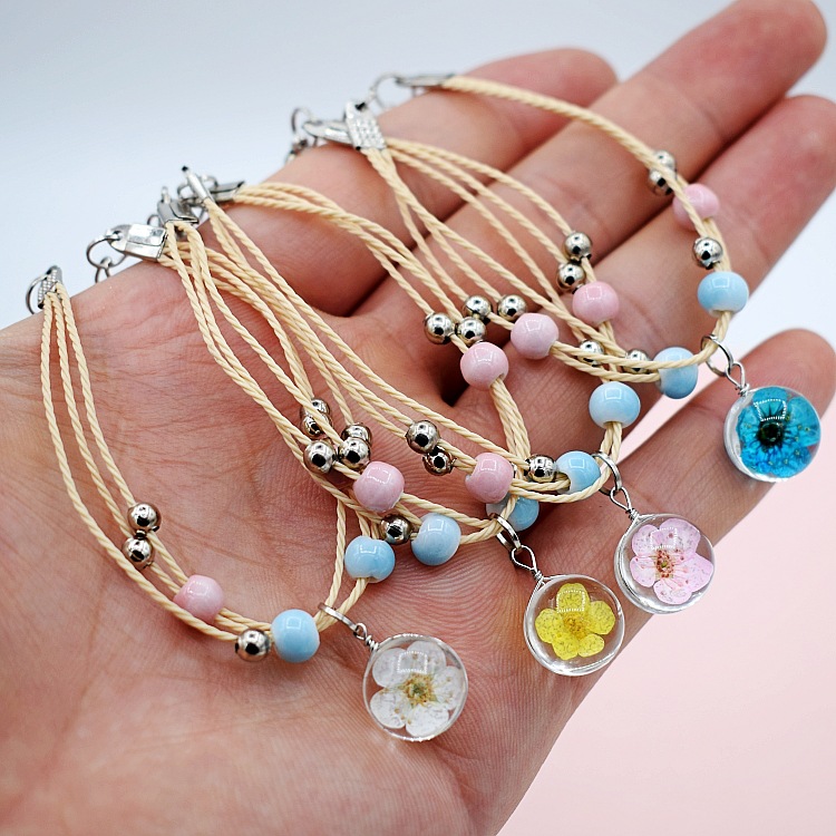 Bracelet en Perles en céramique Boule de verre alliage - Ref 3446560 Image 29