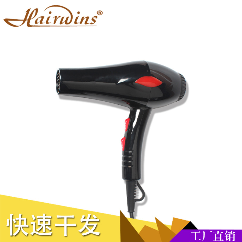 가정용 2000W 헤어 드라이어/뜨겁고 차가운 2 기어/음소거/고출력/전기 헤어 드라이어/성형/곱슬 머리 부는