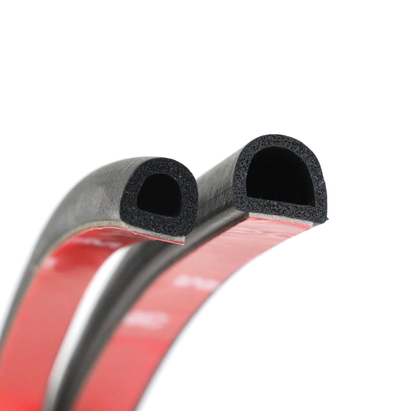 汽车密封条隔音条车门防撞条大d防水胶条 机箱电柜自粘密封条