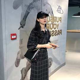 秋冬装新款长裙女装潮气质女神范衣服打底仙女裙内搭裙子女9156