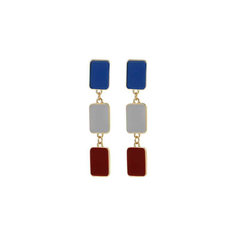 Popular Oil Drop Color Simple Earrings Women's Jewelry S925 Tremella Earrings Jewelry display picture 9