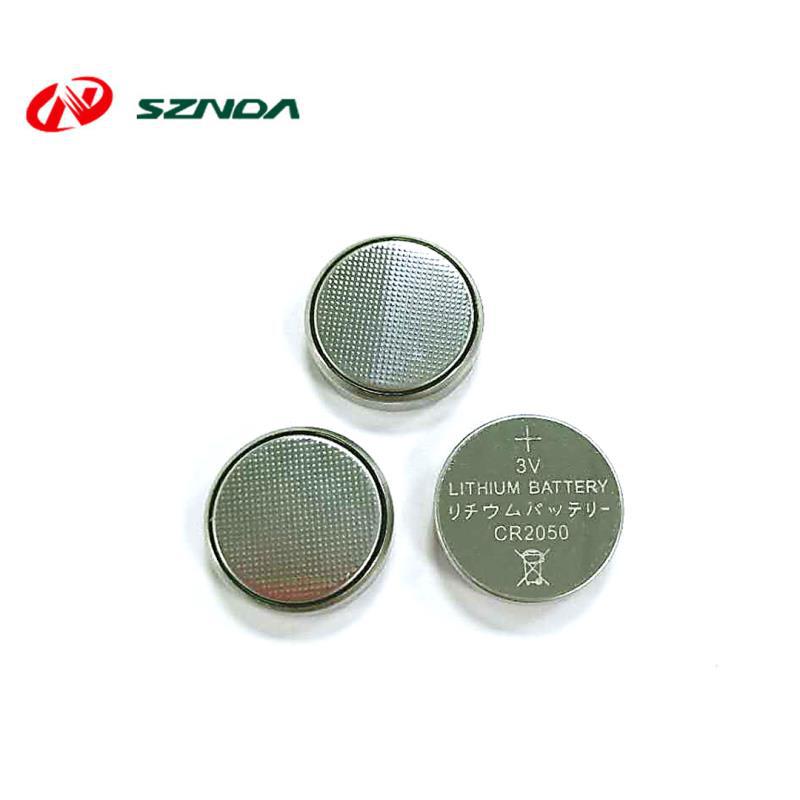 CR2050纽扣电池 LED电子闪灯3V锂扣式电子 高容量CR2050厂家批发