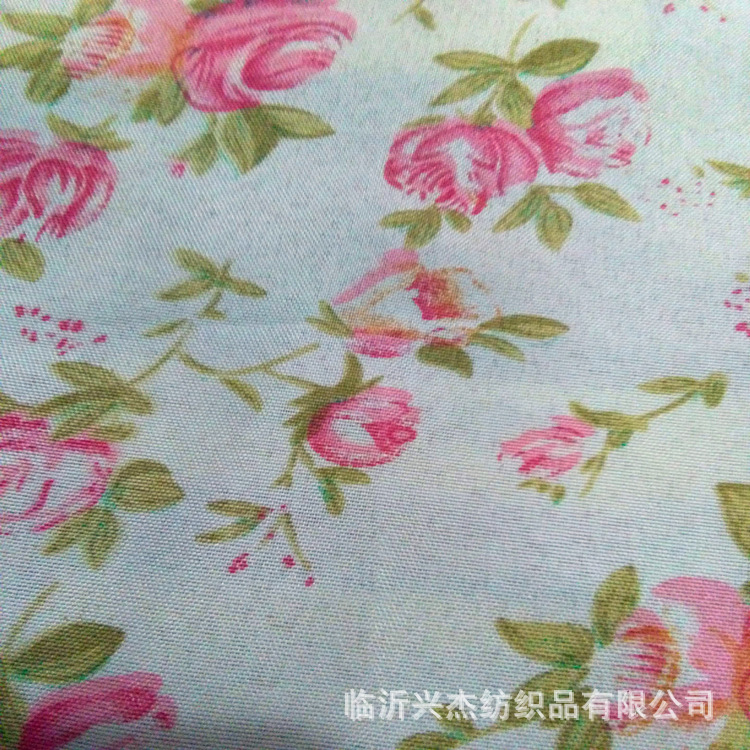 厂家直销 磨毛涤丝印花布适合于柳编工艺品里子 箱包 抱枕桌布等