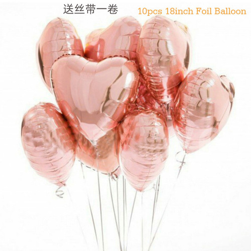 Rose Gold Party Decoration Balloon Package Birthday Party Wedding Decoration Rose Gold Balloons Confetti