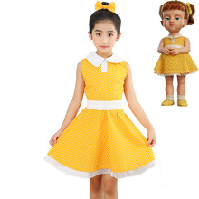 玩具總動員4gabby cosplay服裝兒童公主裙子表演服裝角色扮演