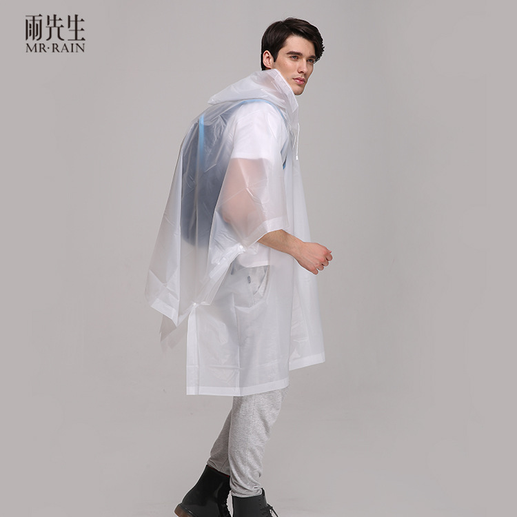 Japanese and Korean fashion Cape poncho New EVA riding raincoat mountaineering travel hiking raincoat factory direct sales