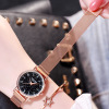 Fashionable starry sky, waterproof watch for leisure for elementary school students, 30m, new collection