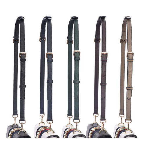 Cross-pattern colorful adjustable thin bag straps one-shoulder cross-body dual-purpose women's bag accessories shoulder straps fashionable and versatile