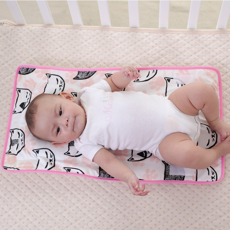 baby multi-function portable Infants Diaper Pad Foldable Storage waterproof baby Urine pad Pads