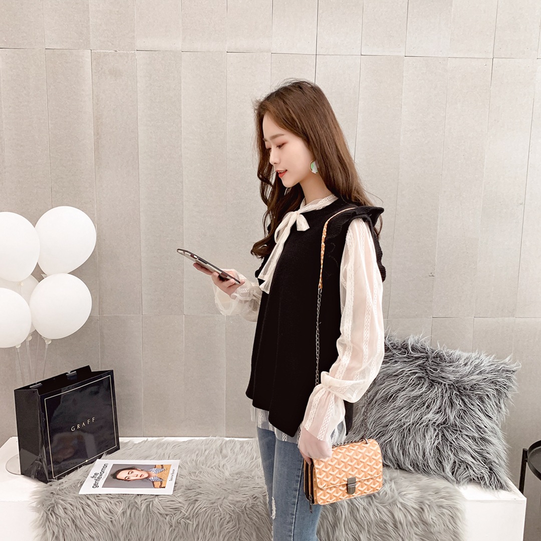 Gilet femme en Mouton cachemire - Ref 3316532 Image 15