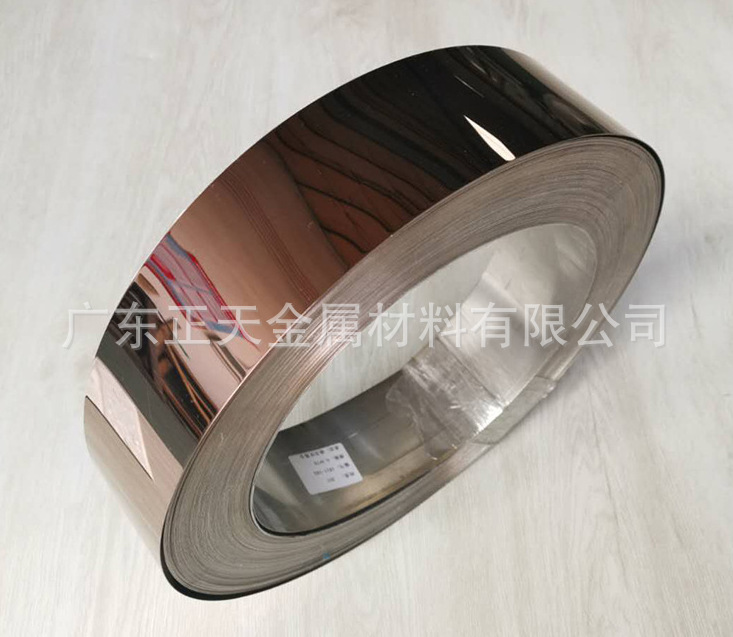 201/304玫瑰金镜面不锈钢带