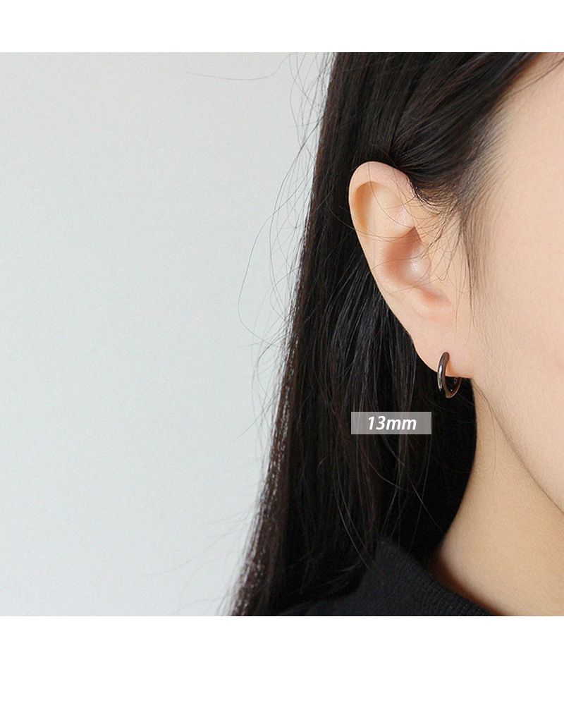 Korean Style Geometric Ring Earrings display picture 9