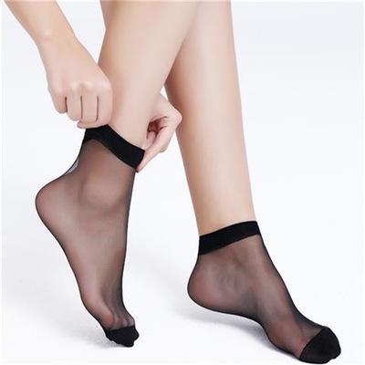 Crystal stockings Spring and summer Ultra-thin models sexy Socks ventilation adult Short tube Silk stockings Socks wholesale