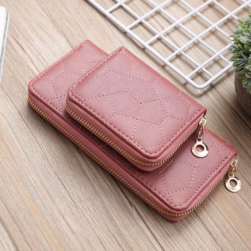 Korean Solid Color Embroidered Short Wallet Wholesale display picture 8