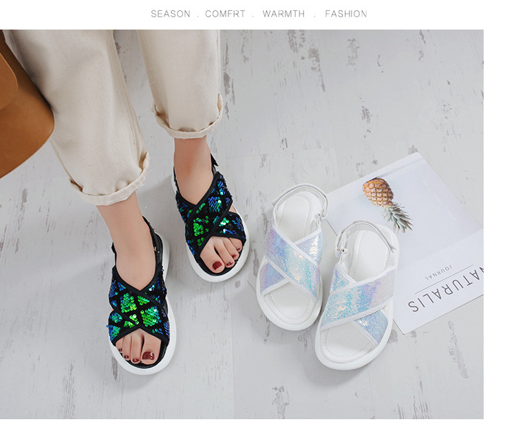 Chaussures été pour femme en Caoutchouc - Ref 3345486 Image 18