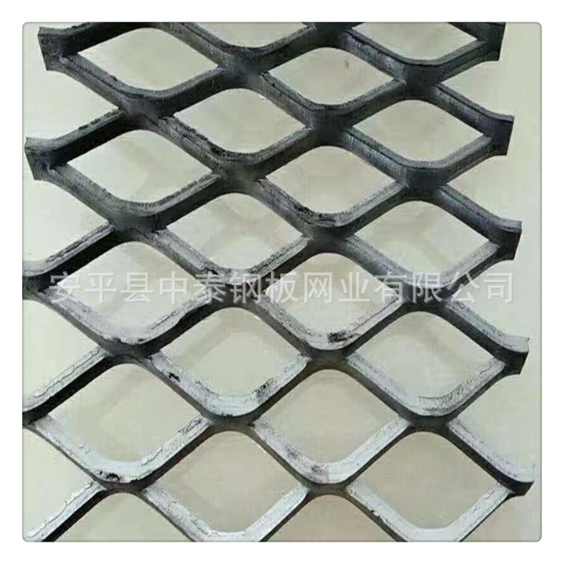 低碳钢拉伸防护网/菱形钢板围栏网厂家/现货钢板网厂