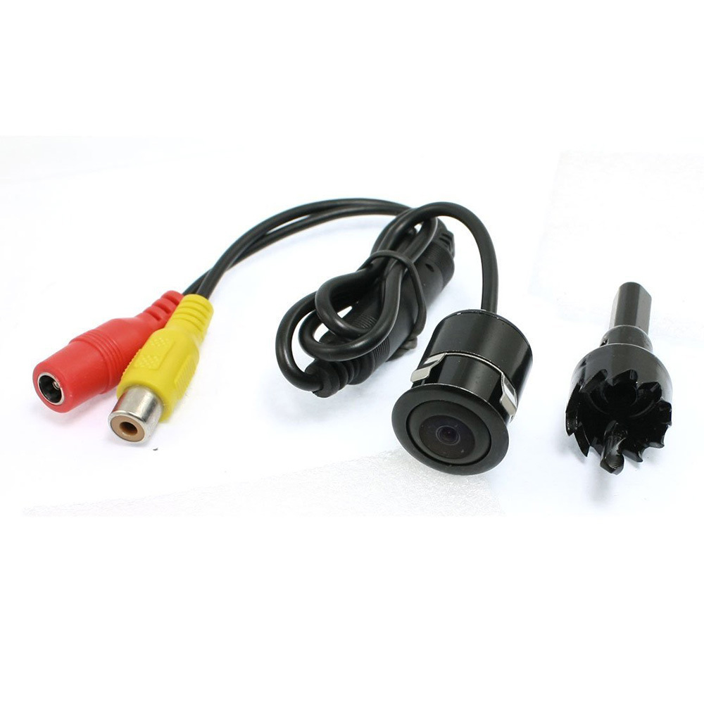 18.5mm hole reversing camera HD night vision embedded card car camera rear view color