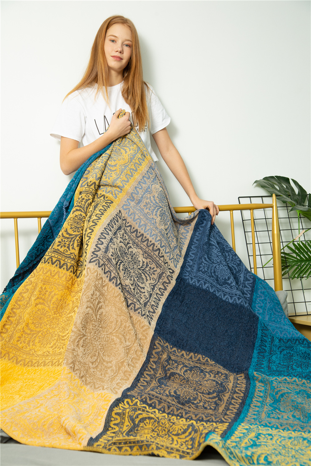 modern soft fabric blanket, sofa blanket, plush blanket, leisure blanket, artistic blanket_voghion.com