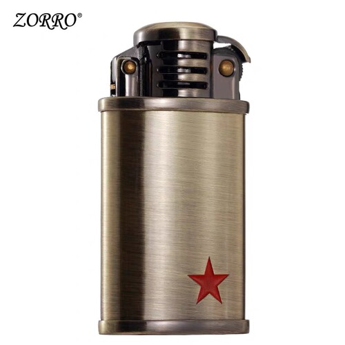 ZORRO Vintage Windproof Kerosene Lighter for Men, Gift Idea Creative Lighter, Lao Jiumen Lighter, 520