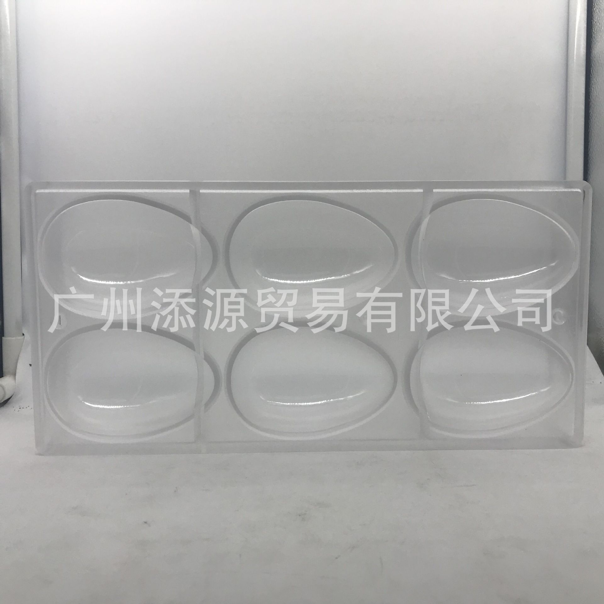 Molde de chocolate de huevo de Pascua molde de 6 piezas de plástico PC en forma de huevo molde de chocolate