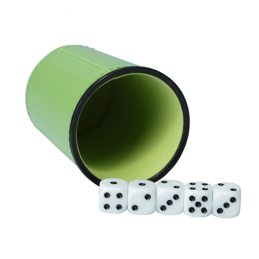 PU Leather Dice Cup Set (3)