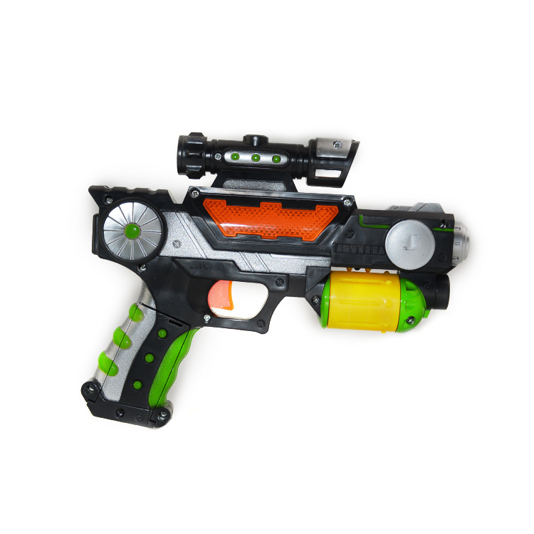 Night market stalls, children's luminous electric toy guns, boys' projection music, Bayin guns, hot sale and wholesale